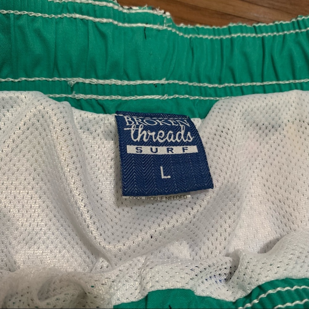 Broken Threads 90’s Pattern Swimming Trunks “Multicolor” - Picture 2 of 4